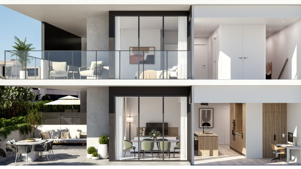 One Apartments Cut Through